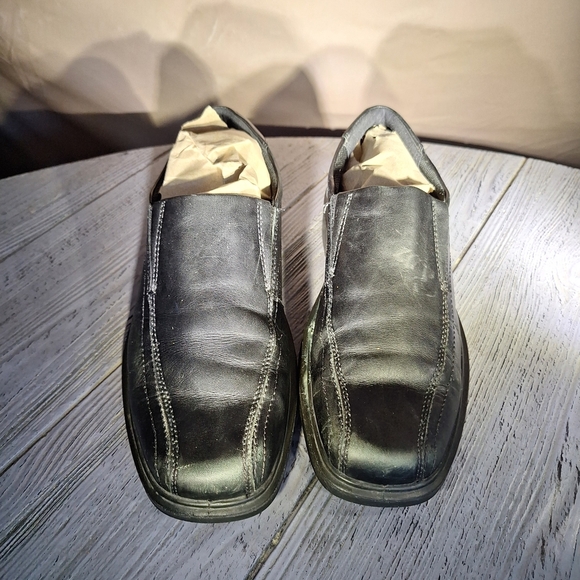 ECCO Men's Leather Black Light Casual Shoes Size EU 43/ US 9-9.5 - Picture 3 of 12